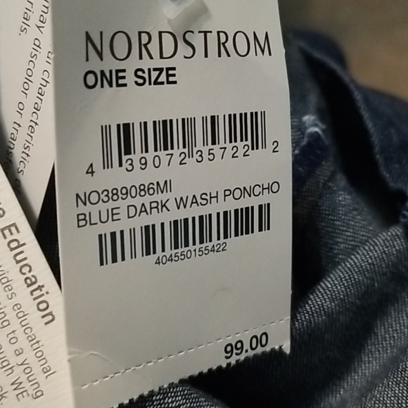 Blue hoodie cardigan sweater - Picture 8 of 9